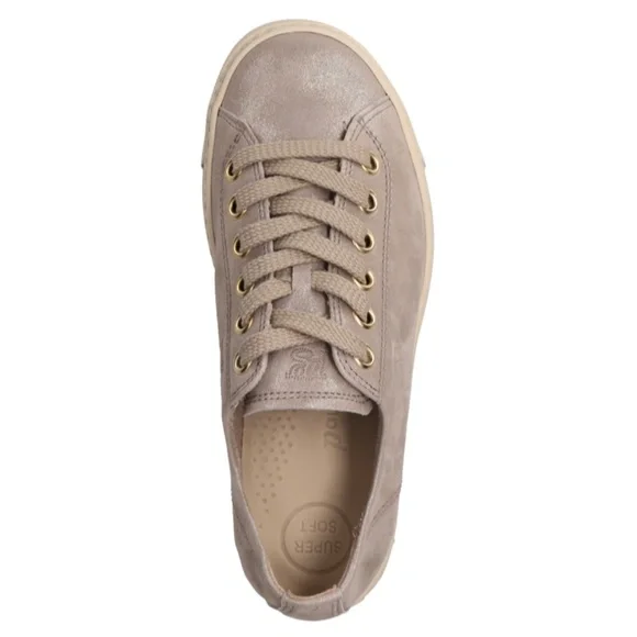 Paul Green Bixby Sneakers. Color: Cachemire Metallic Suede